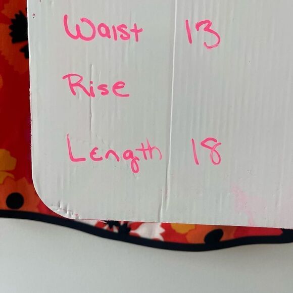 Victoria Beckham X Target Women's Floral Print Orange Mini Skirt Size XS - Picture 8 of 8